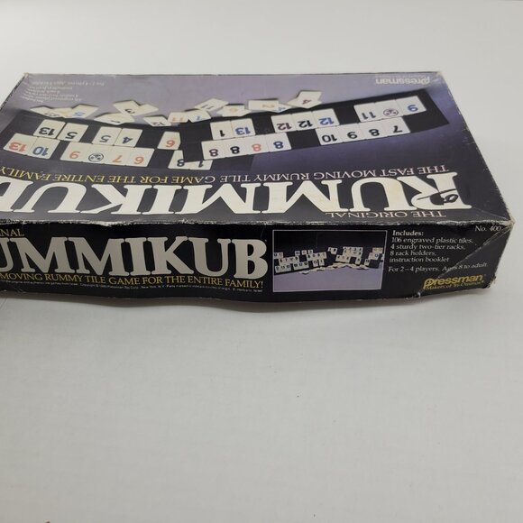 Rummikub Original Game Vintage 1980 Rummy Tile Pressman No 400 Complete w Rules - Picture 4 of 9